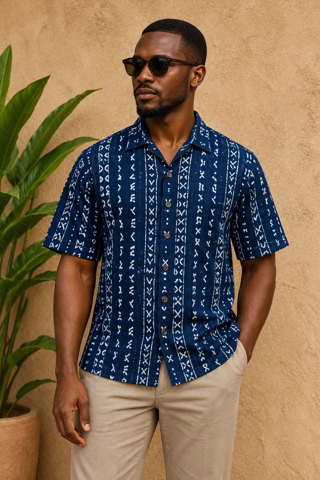 La chemise portée par un homme